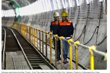 80 percent of HCMC’s first metro line to be completed in 2019