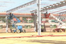 Đẩy nhanh tiến độ xây dựng nhà máy may xuất khẩu Hàn Quốc