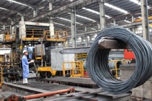 Giá thép xây dựng hạ nhiệt trong tháng 6/2016