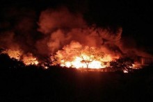 Hải Phòng: Cháy lớn thiêu rụi toàn bộ nhà xưởng của Công ty nến Aroma Bay Candles