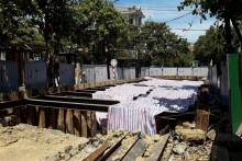 TT - Huế: Thi công dự án môi trường nước gây nứt nhà dân