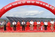 One more solar power plant inaugurated in Ninh Thuan