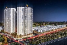 Handico 5 cất nóc dự án Hanhomes Blue Star