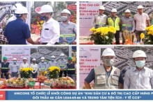 Unicons khởi công dự án ” khu dân cư & đô thị cao cấp Hưng Phát – gói thầu 46 căn LK64-65-66 và khu tiện ích – y tế CC5