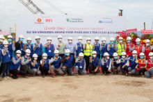 Hòa Bình khởi công Vinhomes Grand Park PK3 tòa ST 15.01 và S15.05
