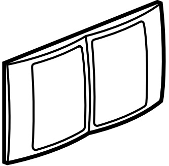 WHITE PLATE 2X1 GANG