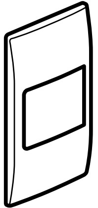 COPPER PLATE 2 GANG 45A SWITCH