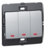 SILVERM 3G 2W 10A SWITCH C/W P