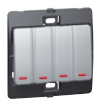 SILVERM 4G 2W 10A SWITCH C/W P