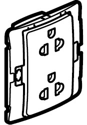 DARKM DUPLEX EURO-US 2P+E SK