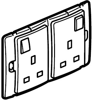 DARKM BS 13A 2G SWITCHED