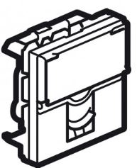 RJ12 6CONTACTS SHUT+LABEL  ALU