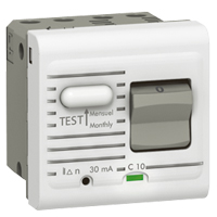 RCBO 30MA 16A 230V  SQ WH     