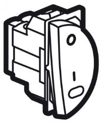 DP 20A 1W 1M WITH IND R RD ALU