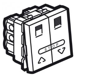 DBL PUSH ELE SHUTTER SQ AR