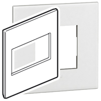 PLATE 4M 4"X4" US SQ DARK     