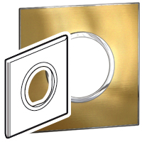 PLATE 2 RD MOD 1G GOLD BRASS  