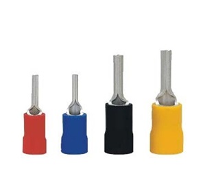 Pin Type Insulated Terminal 1.25-10, Red