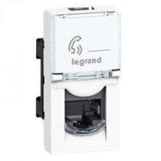RJ45 C6 FTP 1 M MOSAIC SOCKET