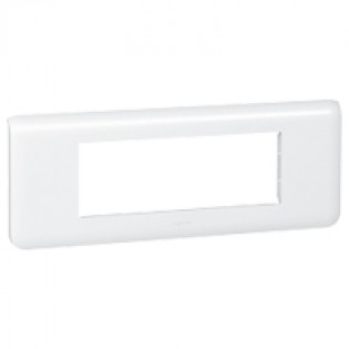 6M HOR WHITE PLATE