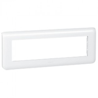 8M HOR WHITE PLATE