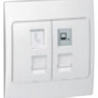 RJ11/RJ45 CAT 5E SOCKET