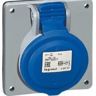 PAN SOCKET 16A 2P+E 230V IP44