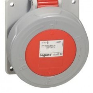 PAN SOCKET 16A 3P+E 415V IP67
