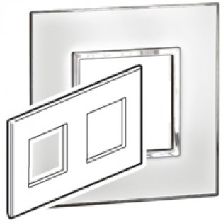 PLATE 2X2M F/B SCH SQ MIRROR