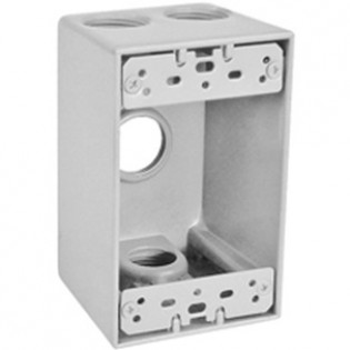 Hộp đơn chống thấm 70x114, lỗ 1